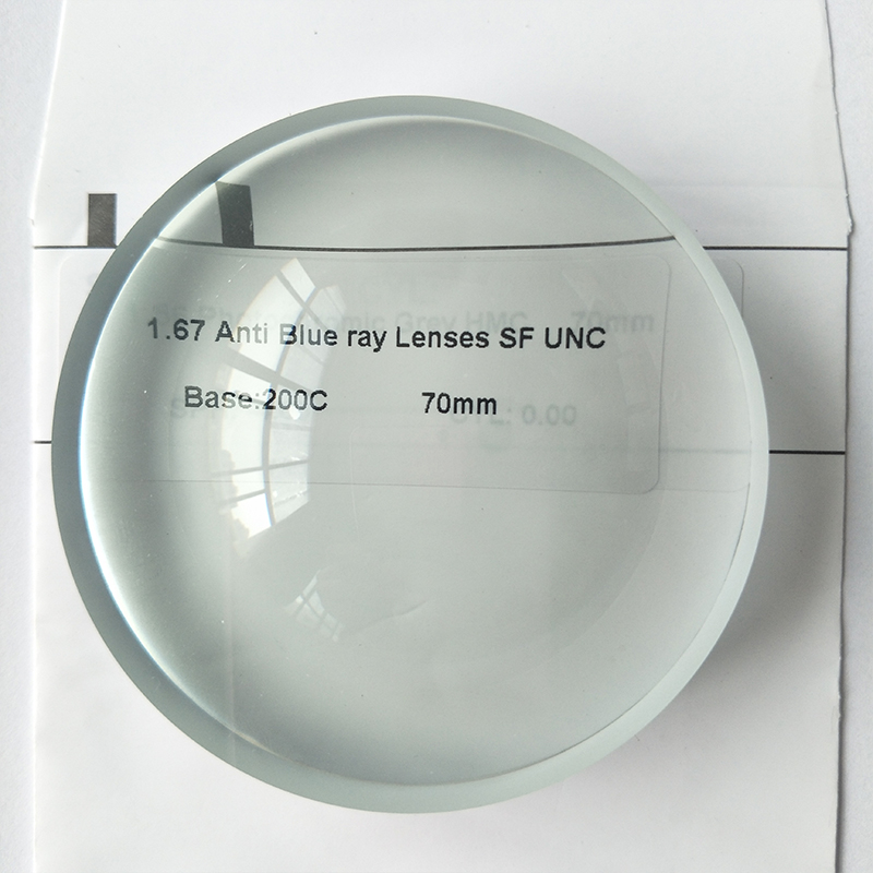 SETO 1.67 Semi-Finished Blue Block Ib Lub Zeem Muag Lens